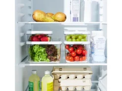 Outlet Rotho Kühlschrankorganizer Cauma 2,6 l Weiß