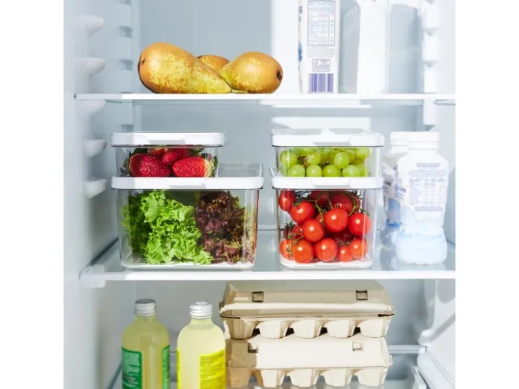 Outlet Rotho Kühlschrankorganizer Cauma 2,6 l Weiß