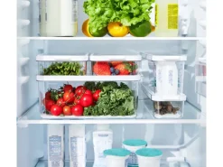 Best Kühlschrankorganizer-Set Cauma Transparent 5-teilig Küchen-Ordnungssysteme