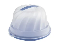 Rotho Küchenhelfer<Kuchenbehälter Gugelhupf Fresh Horizontblau