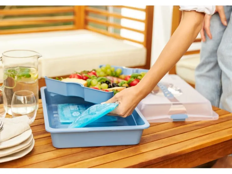 Clearance Rotho Partybutler Cool & Fresh Horizontblau