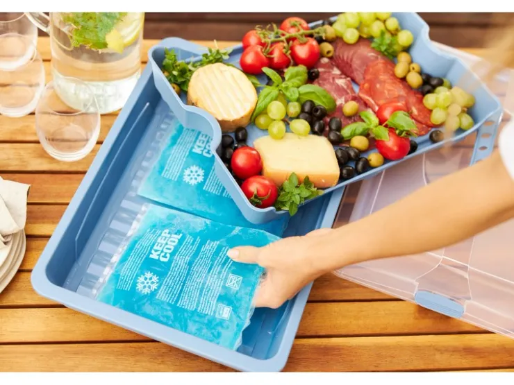 Clearance Rotho Partybutler Cool & Fresh Horizontblau