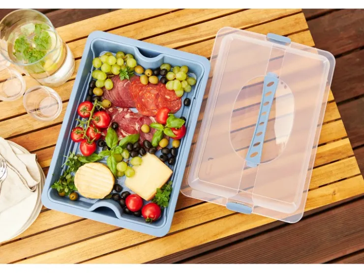 Clearance Rotho Partybutler Cool & Fresh Horizontblau