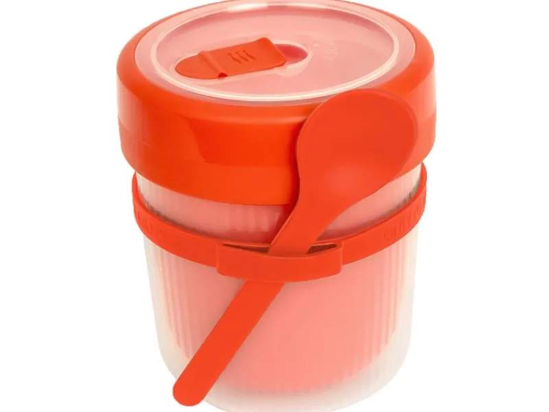 Online Thermotasse Memory B3 mit Löffel 0,5 l Papaya Küchenhelfer