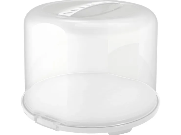 Hot Rotho Tortenglocke Fresh XL 26 cm Weiß-Transparent