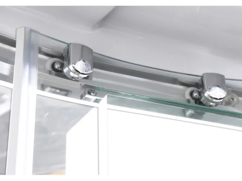 Best Komplettduschkabine Trend 2 Chrom-Optik 210 cm x 90 cm Einhebelmischer