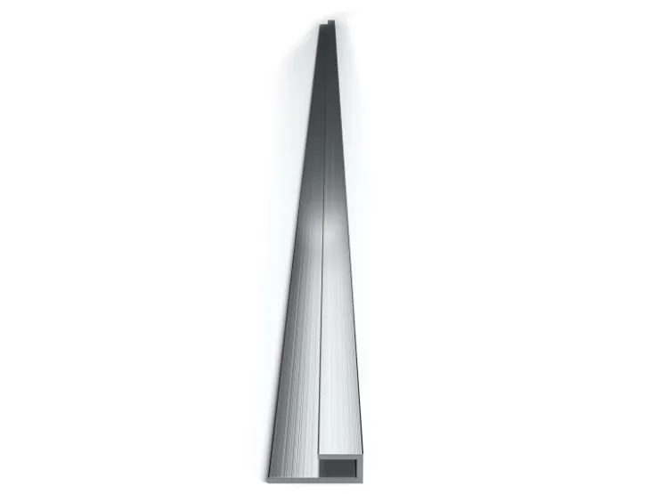 Sanotechnik Küchenrückwände<Sanowall Abschlussprofil Silber Matt