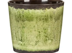 Scheurich Übertopf Blumentopf 870 Ø 15 cm x 14 cm Meadow Glaze Grün
