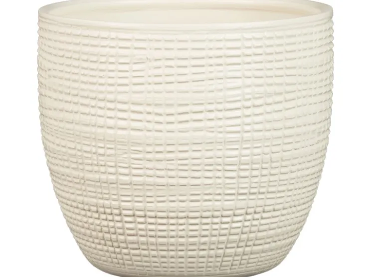 Scheurich Töpfe<Übertopf 866 Ø 22 cm Vainilla Weiß