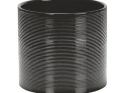 Best Scheurich Übertopf 828 Glass Grey Ø 12 cm x 11 cm