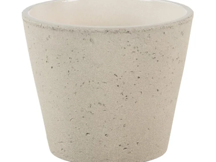 Hot Scheurich Übertopf Roca 701 Ø 21 cm Stone Taupe