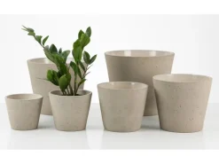Hot Scheurich Übertopf Roca 701 Ø 21 cm Stone Taupe