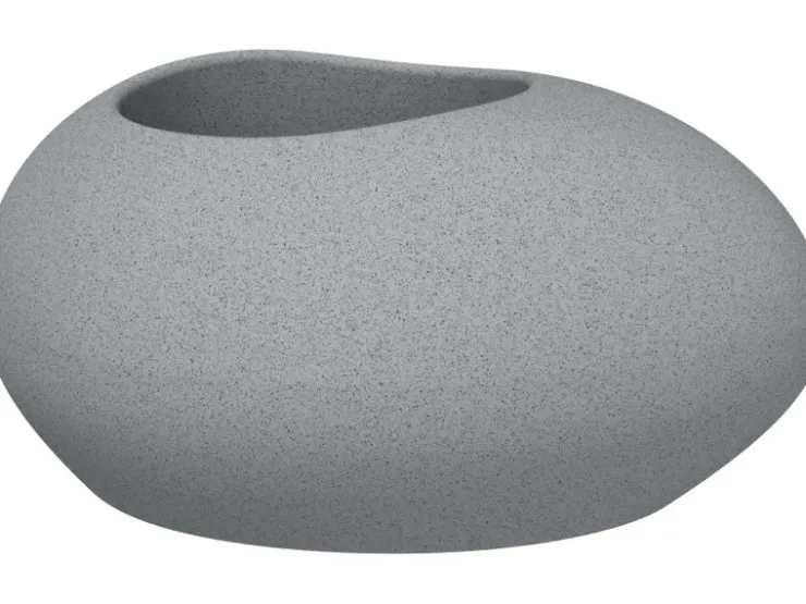 Scheurich Töpfe<Pflanzgefäß Flow 48 cm x 38 cm Stony Grey Grau