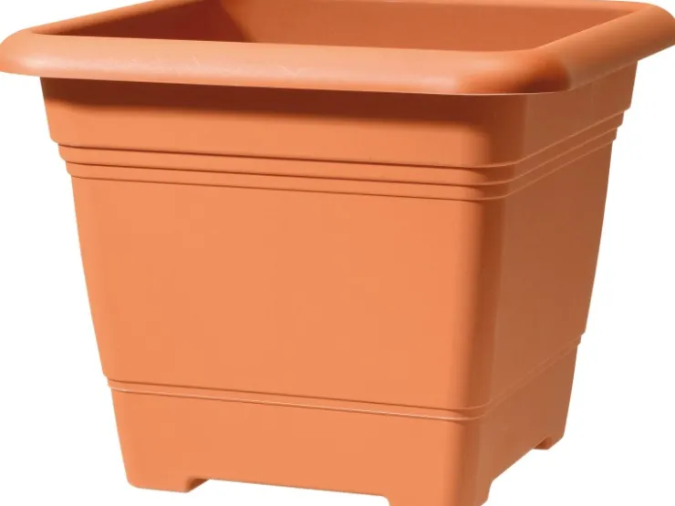 Clearance Scheurich Pflanzgefäß Nora 39 cm x 39 cm Terracotta