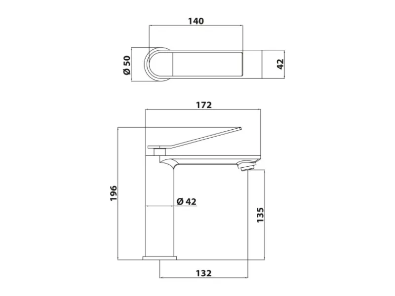 Best Schöner Wohnen Waschtischarmatur Viola Auslaufhöhe 13,5 cm Industrial Einhebelmischer