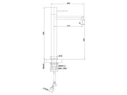 Best Schöner Wohnen Kollektion Schöner Wohnen Waschtischarmatur Kadia Auslaufhöhe 24,2 cm Industrial Industrial Grey