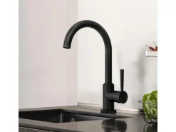 Clearance Schütte Design-Spültischarmatur Cornwall Schwarz-Matt