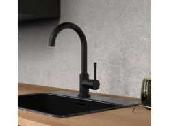 Clearance Schütte Design-Spültischarmatur Cornwall Schwarz-Matt