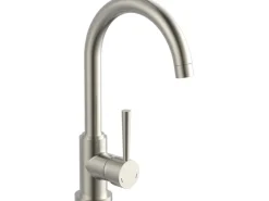 Schütte Einhebelmischer<Design-Spültischarmatur Cornwall Niederdruck Edelstahl-Optik
