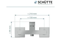 Schütte Duscharmatur Tokyo II Chrom
