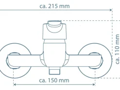 Schütte Einhebelmischer<Duscharmatur Vico Chrom