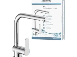 Schütte Einhebelmischer<Küchenarmatur Rio Chrom