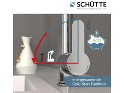 Schütte Einhebelmischer<Küchenarmatur Rio Chrom