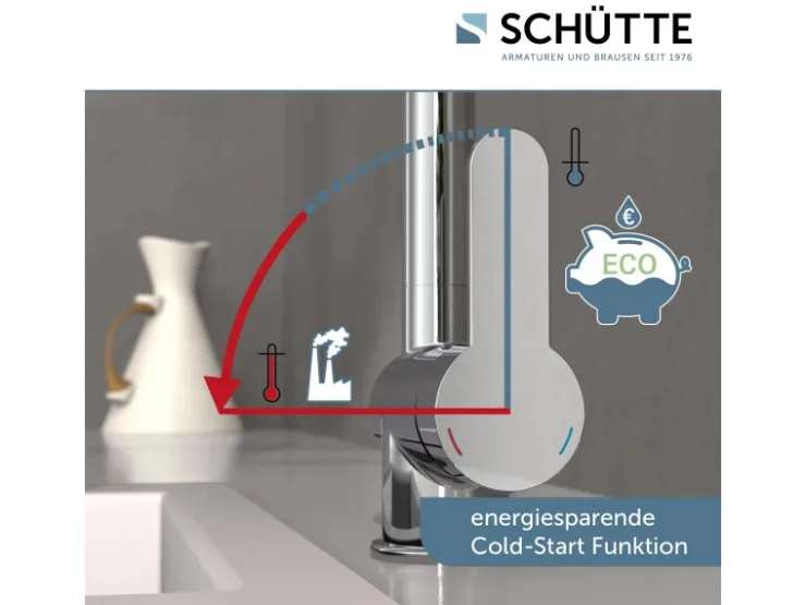 Schütte Einhebelmischer<Küchenarmatur Rio Chrom