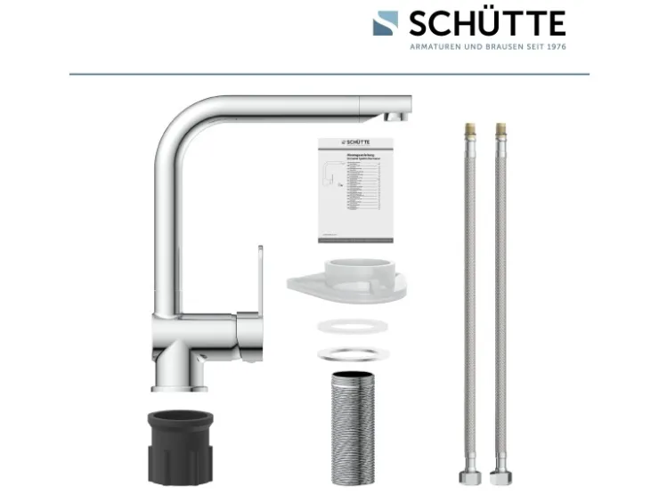Schütte Einhebelmischer<Küchenarmatur Rio Chrom