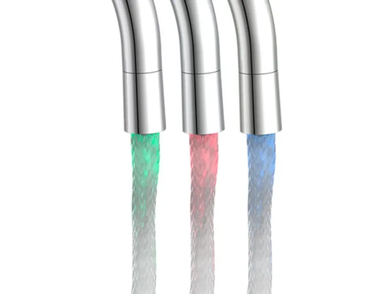 Clearance LED-Spültischarmatur Stella Chrom Einhebelmischer