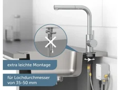 Schütte Ersatzteile Küchenarmatur|Einhebelmischer<Sensor-Spültischarmatur Vital mit Herausziehbarem Auslauf Chrom