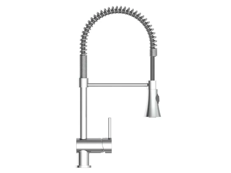 Outlet Spiralfeder-Spültischarmatur Cornwall Chrom Einhebelmischer