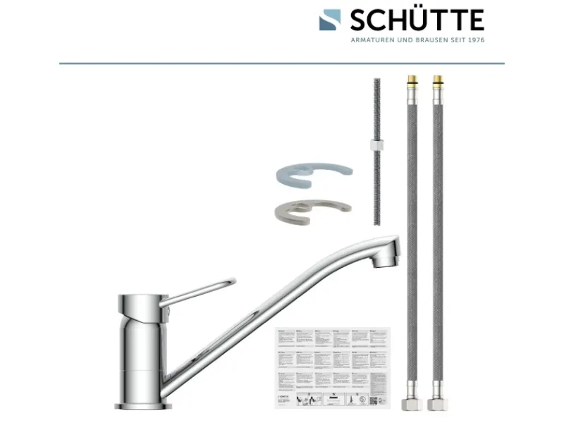 Spültischarmatur Birte Chrom Einhebelmischer