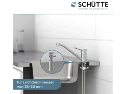 Spültischarmatur Birte Chrom Einhebelmischer
