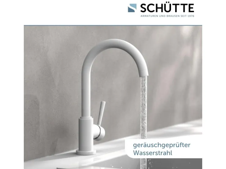 Schütte Einhebelmischer<Spültischarmatur Cornwall Weiß Matt