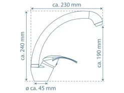 Schütte Einhebelmischer<Spültischarmatur Diziani Chrom