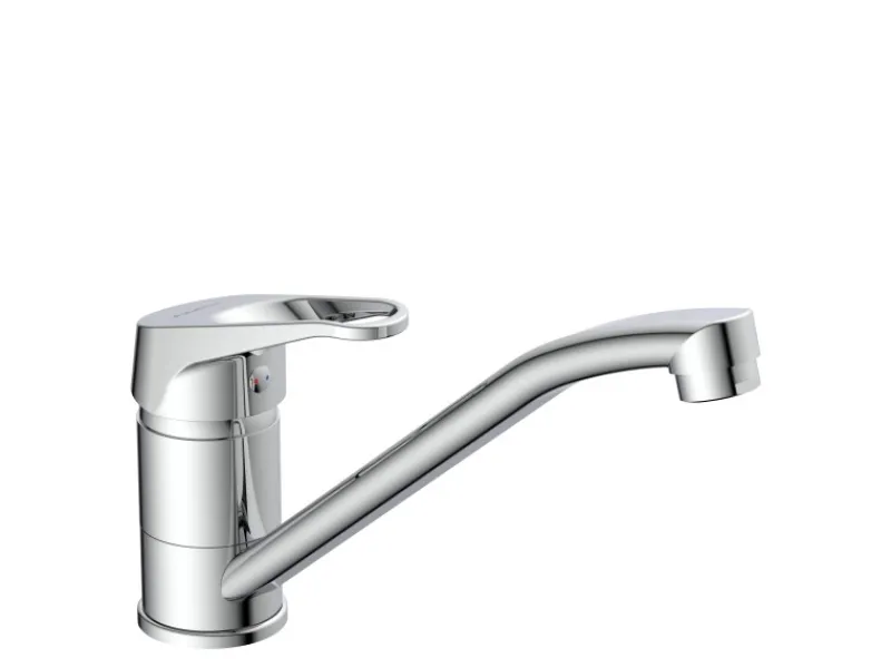 Discount Spültischarmatur Niederdruck Tassoni Chrom Einhebelmischer