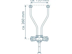 Clearance Schütte Spültischarmatur Niederdruck Peruzzi Chrom
