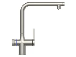 Best Schütte Sprudelwasser-Spültischarmatur-Set Aquastar Premium Edelstahloptik Edelstahl-Optik