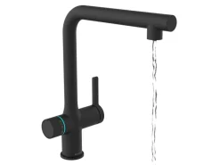 Outlet Sprudelwasser-Spültischarmatur-Set Aquastar Premium Einhebelmischer