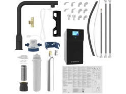 Outlet Sprudelwasser-Spültischarmatur-Set Aquastar Premium Einhebelmischer