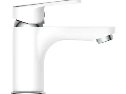 Discount Waschbeckenarmatur Alaska Chrom-Weiß Ersatzteile Küchenarmatur