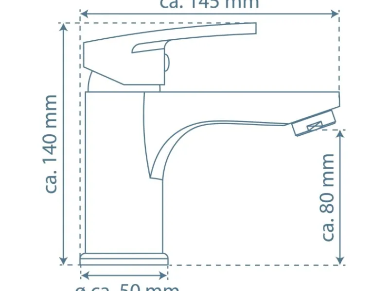Discount Waschbeckenarmatur Alaska Chrom-Weiß Ersatzteile Küchenarmatur