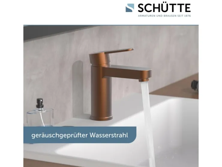 Schütte Einhebelmischer< Waschtischarmatur Elephant Kupfer