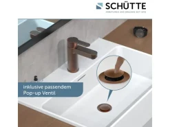 Schütte Einhebelmischer< Waschtischarmatur Elephant Kupfer
