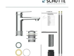 Schütte Einhebelmischer<Waschtischarmatur Liverpool Chrom