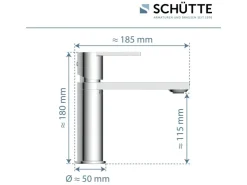 Sale Schütte Waschtischarmatur Manhattan Chrom