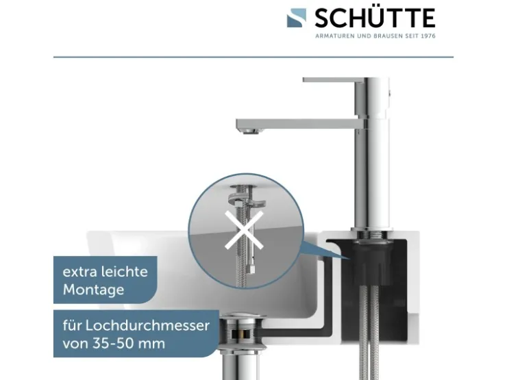 Sale Schütte Waschtischarmatur Manhattan Chrom