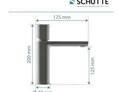 Best Schütte Waschtischarmatur New York Graphit Matt