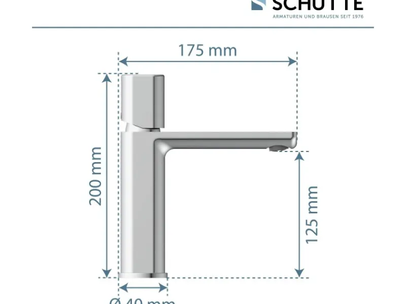 Discount Waschtischarmatur New York Chrom Einhebelmischer